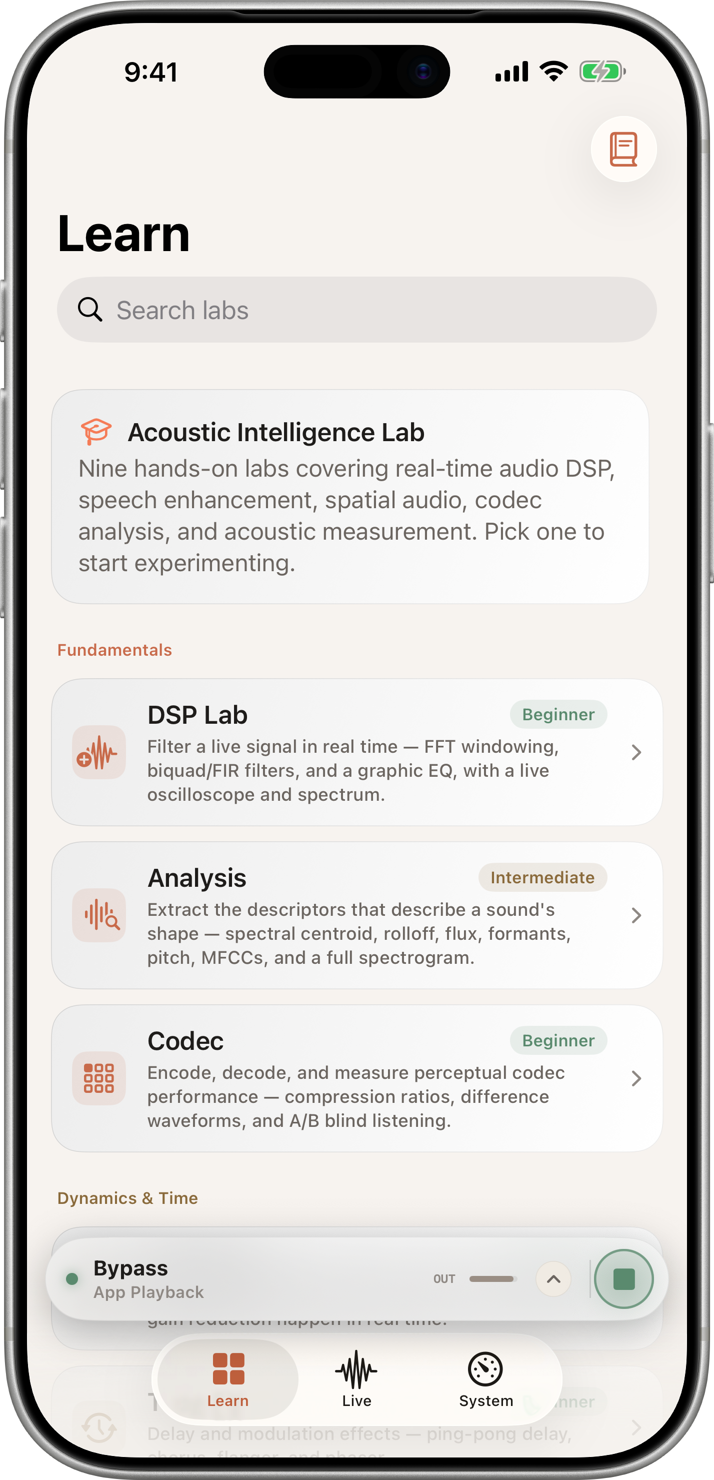 Learn Catalog — Lab Browser